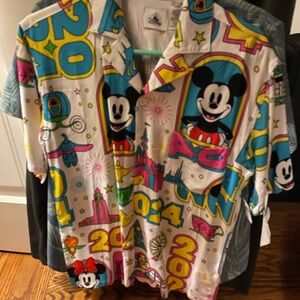 Disney Mickey Mouse Button Down Shirt 2024
